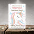 Rainbow Unicorn Birthday Invitation